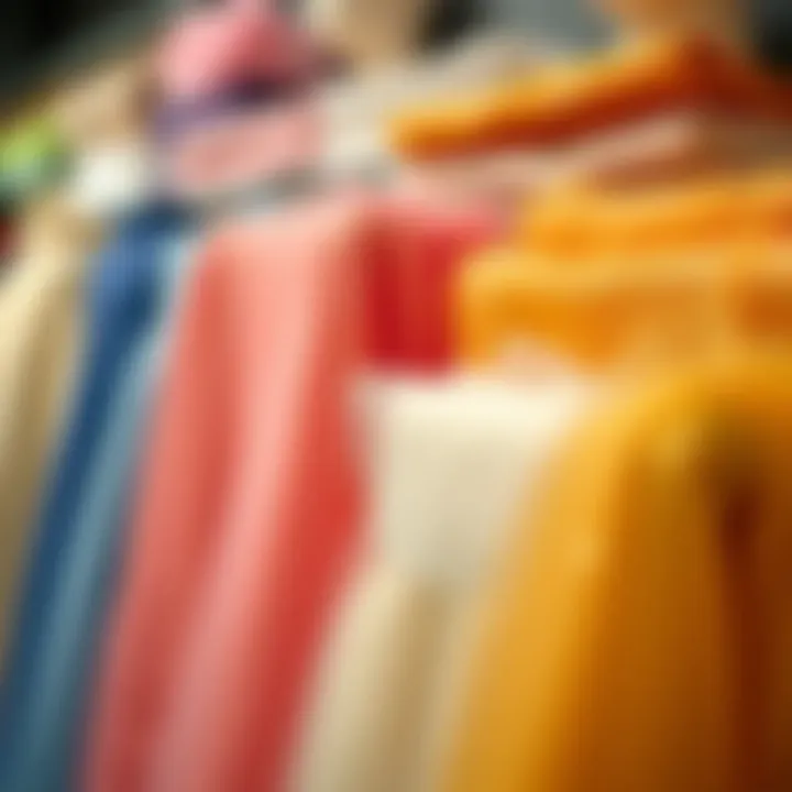 A beautifully arranged display of various sequined tulle fabrics in different colors, illustrating its aesthetic variety.