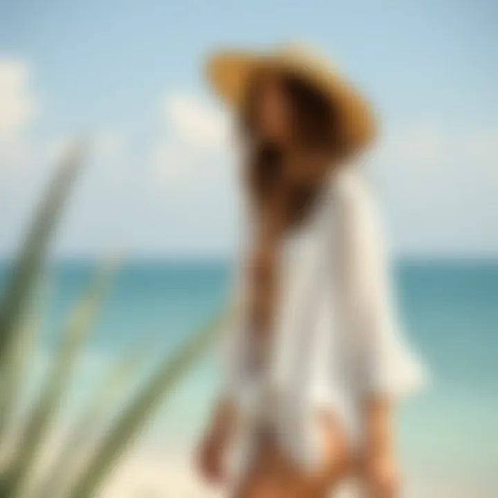 Lightweight fabric cover-up ideal for summer