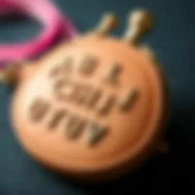 Unique Design Features of Alphabet Coin Purse A close-up of an alphabet coin purse highlighting its unique design features