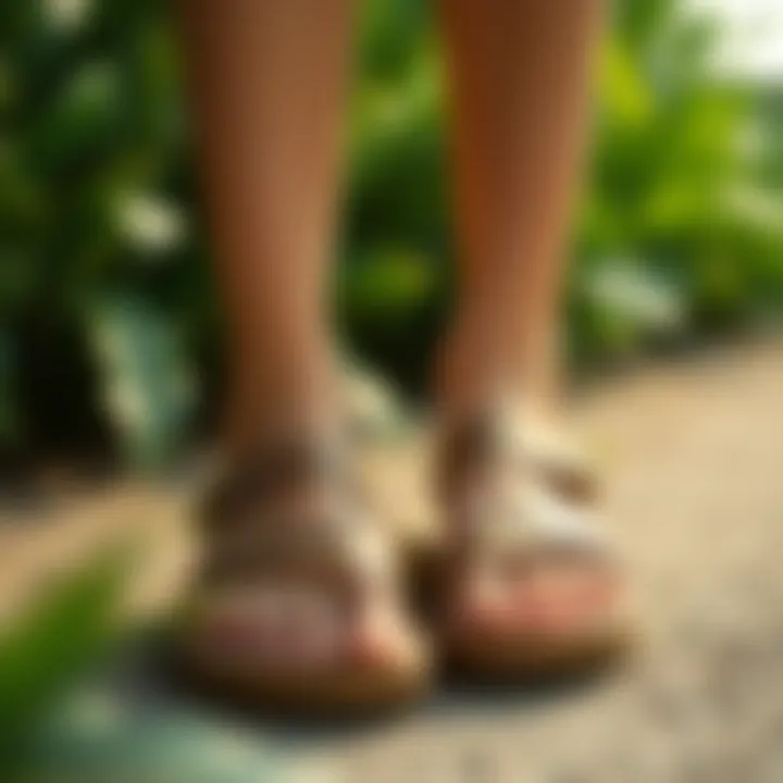 Eco-friendly materials used in breathable sandals