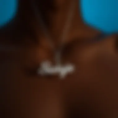 Cultural Relevance of Name Necklaces Cultural significance of name necklaces across different societies