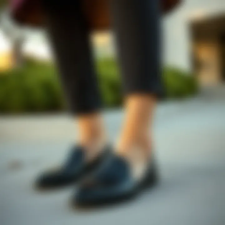 Crocs pointed toe flats styled with contemporary fashion outfits