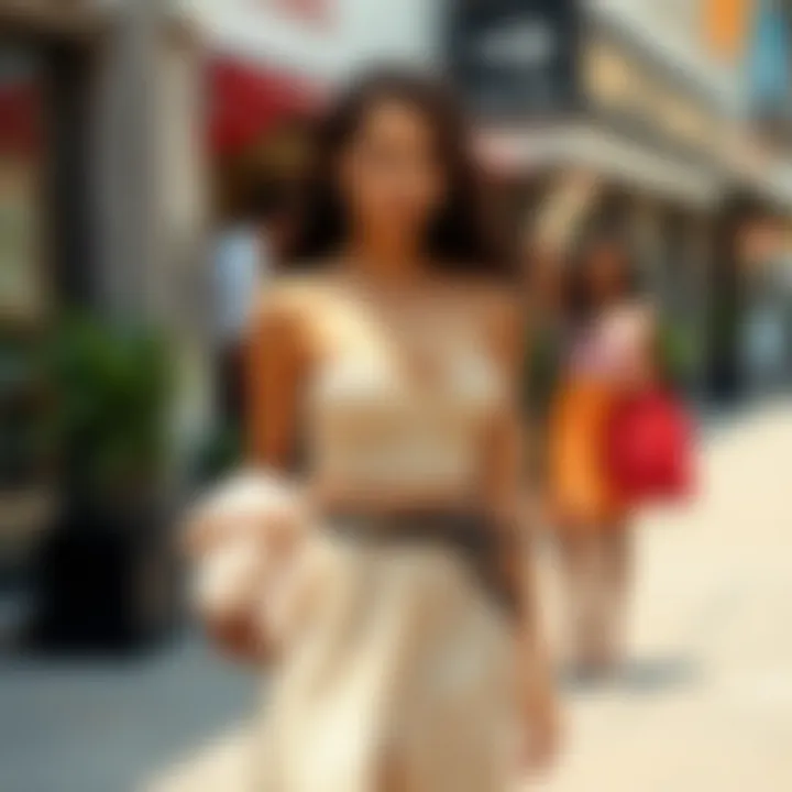 Chic styling options showcasing versatility of short skirts and crop tops.