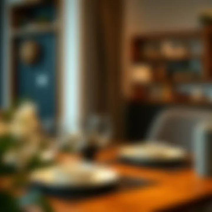 Stylish dining setup featuring heat resistant table mats