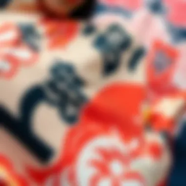 Cultural symbols represented in Japanese textiles