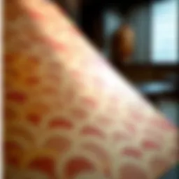 Traditional Japanese print sheet showcasing intricate patterns