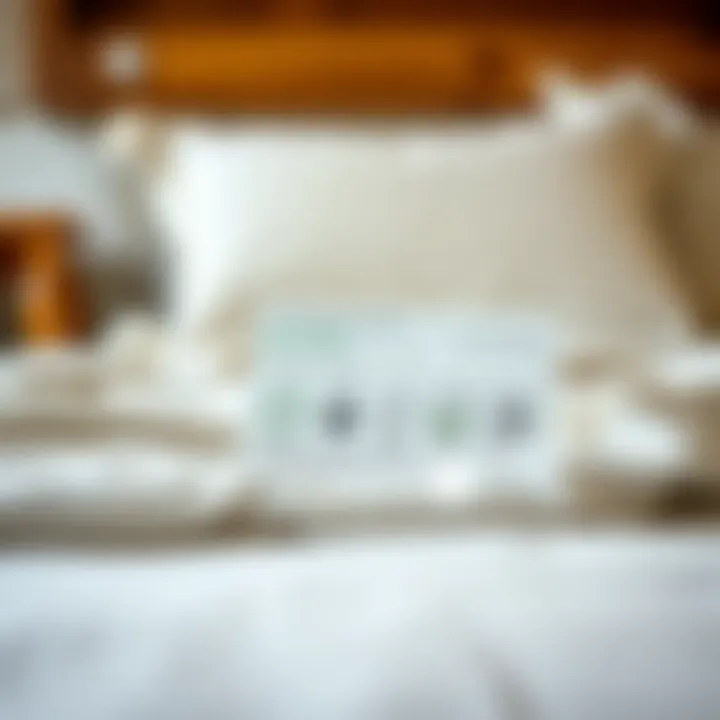 Eco-friendly care symbols for washing lightweight bedspreads