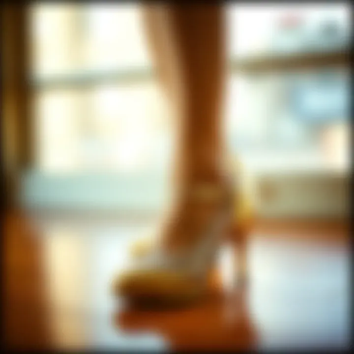 Low heel salsa dance shoes with a stylish design