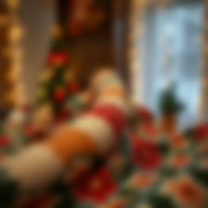 Eco-friendly fabrics showcased in festive designs