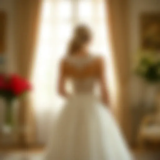 Delicate Lace Off-White Dress A stunning off-white bridal shower dress adorned with delicate lace