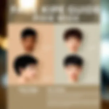 Infographic on face shapes paired with pixie wigs