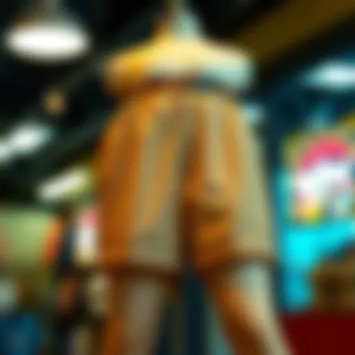 Vintage-inspired plus size shorts showcased on a mannequin