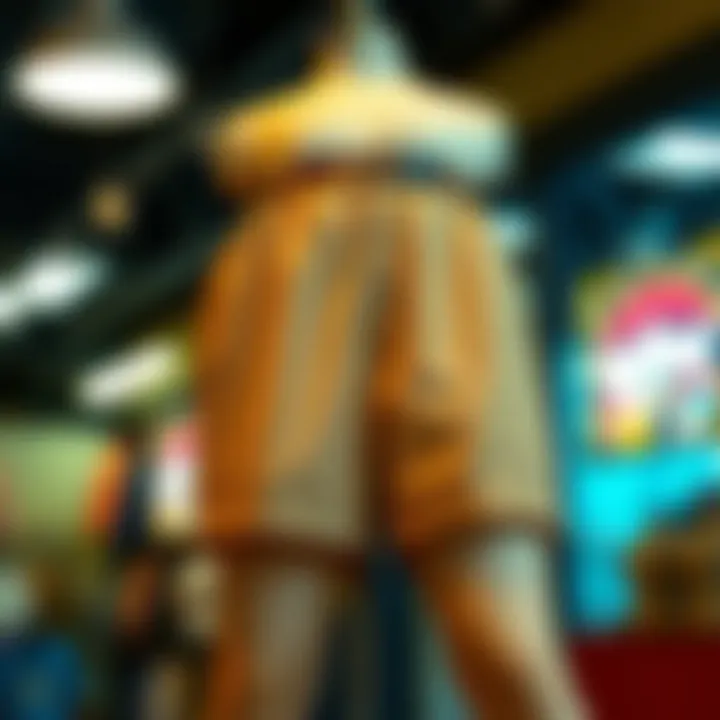 Vintage-inspired plus size shorts showcased on a mannequin