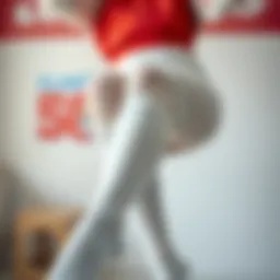 Comfortable fit of support hose for larger legs