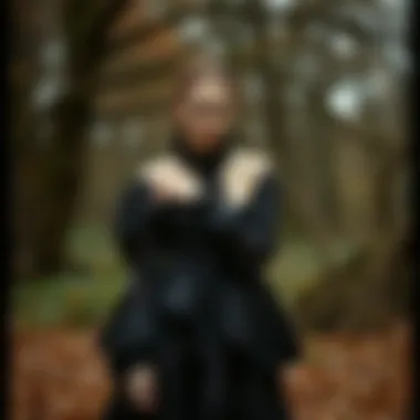 Sustainable materials used in gothic dressmaking