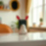 Charming Bunny Phone Holder Charming bunny phone holder in a stylish setting