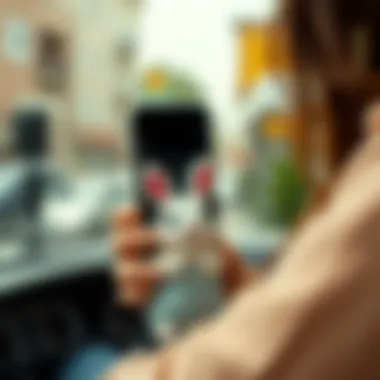 The bunny phone holder integrated into a fashionable lifestyle