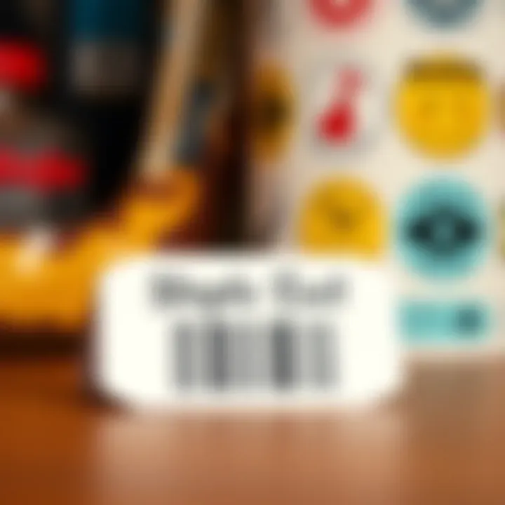 Personalized Labeling Solutions Customizable sticker labels in various styles