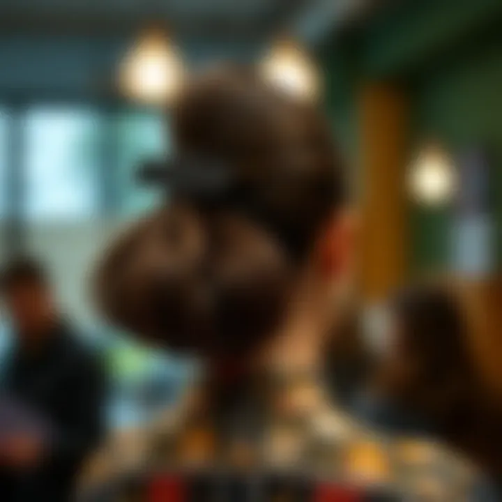 Diverse hair types styled with jumbo jaw clips