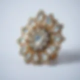 Elegant jumbo jaw clip showcasing intricate design