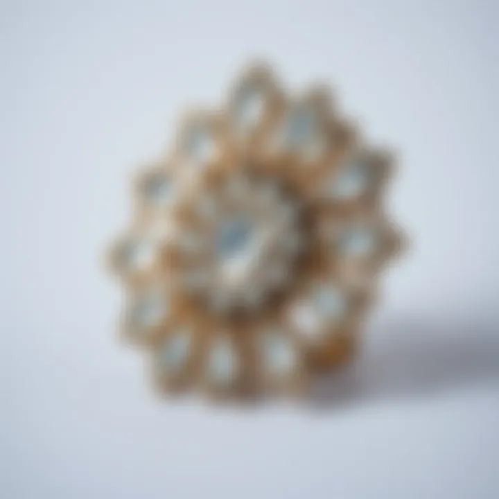 Elegant jumbo jaw clip showcasing intricate design