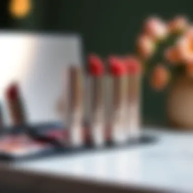 A palette showcasing the unique shades of Take a Hint Lip Tint