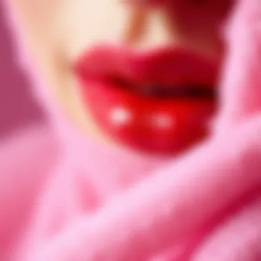 Close-up of the lush texture of Take a Hint Lip Tint