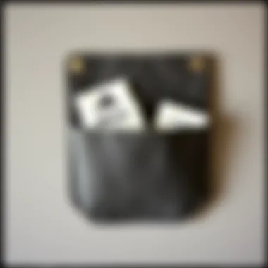 Customized felt wall pocket showcasing personalization options