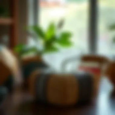 Sustainable materials in the production of rattan holders