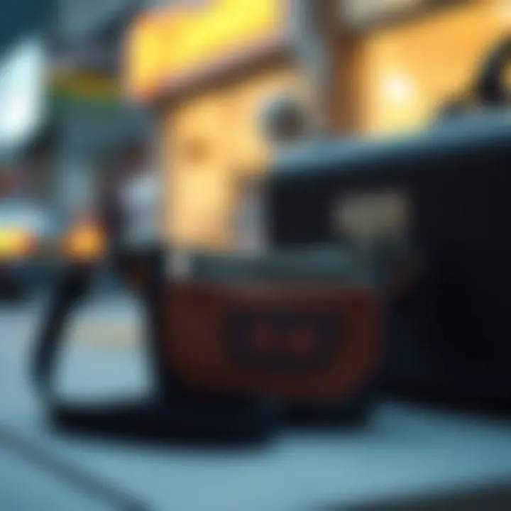 Stylish small waist purse with intricate design