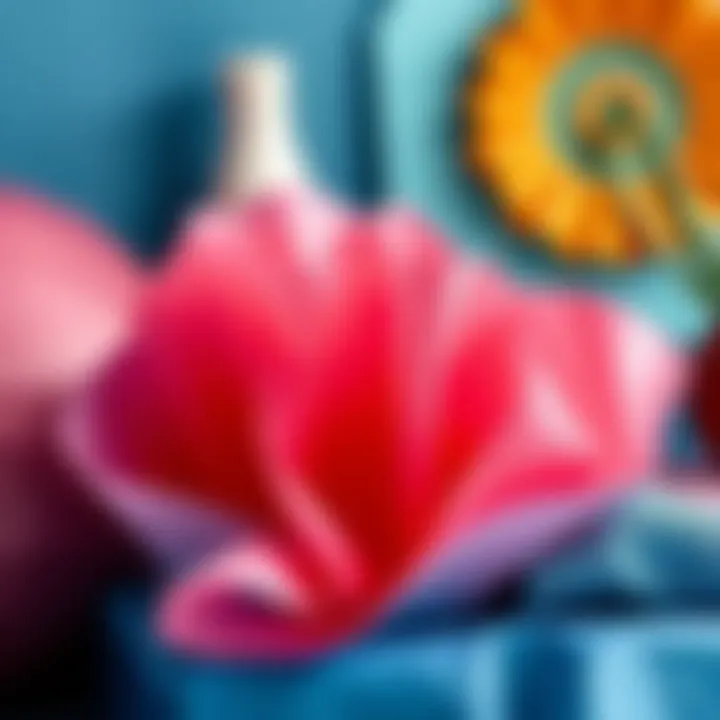 Creative projects using solid color contact paper