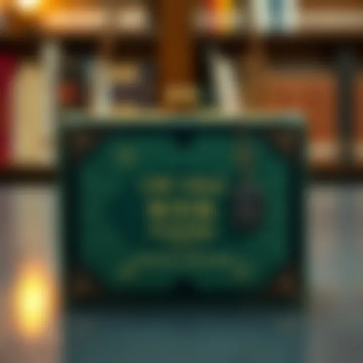 An artistic representation of a purse resembling a classic book, inviting curiosity and conversation.