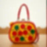 Pizza Purse: A Slice of Joy A vibrant and whimsical purse shaped like a slice of pizza, showcasing its playful design.