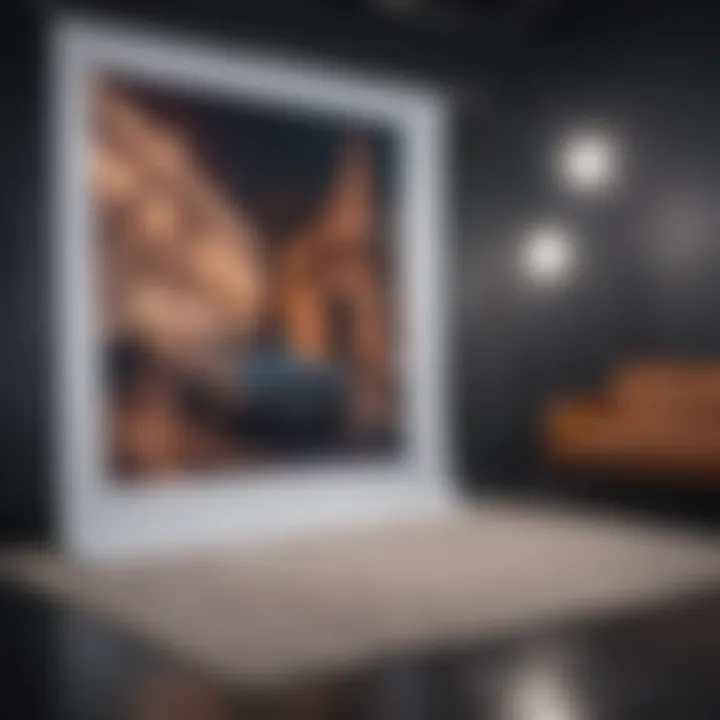 Enhancing Event Aesthetics with a Backdrop Stand A beautifully decorated event space featuring a backdrop stand