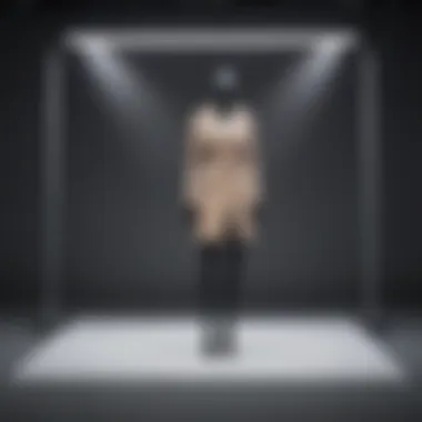 Elevating Fashion Displays with Innovative Backdrops Fashion display showcasing garments against a backdrop stand
