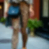 Chic leopard leggings styled with a casual outfit