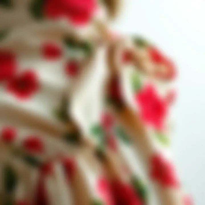 Care instructions for maintaining floral fabrics