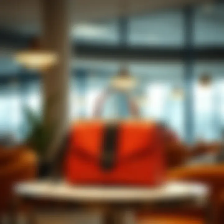 Modern interpretation of the Forever Young purse bag in a stylish setting