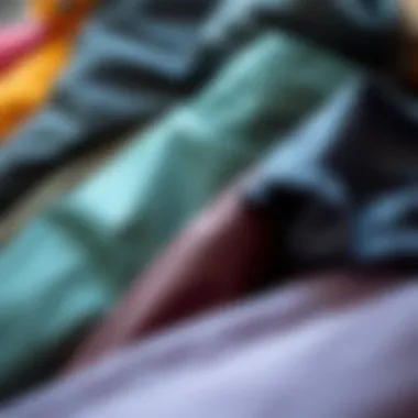 Close-up of Raincoat Materials