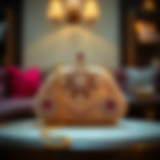 Sophisticated Elegance in Jewellery Bags Elegant jewellery bag showcasing intricate design