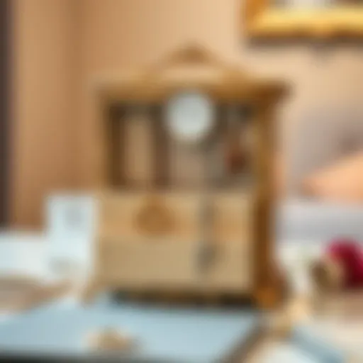 Elegant jewelry organizer with intricate design