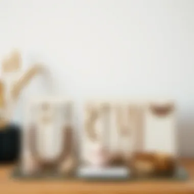 Minimalist jewelry storage solution