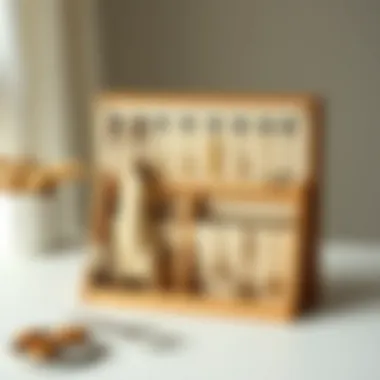 Durable jewelry organizer made from sustainable materials