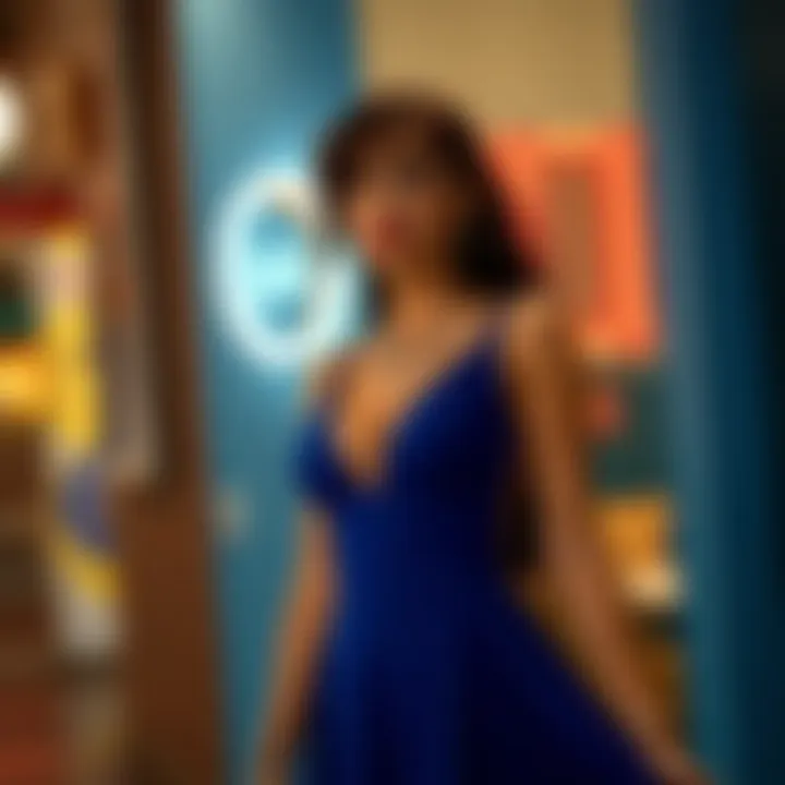 Stylish Accessories for Mod Dresses Stylish accessories complementing a mod prom dress