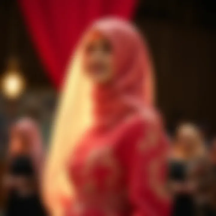 Cultural influences in modest gown design