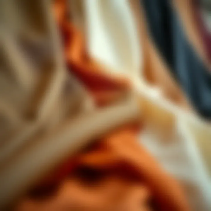 Variety of fabrics used in modest gown designs