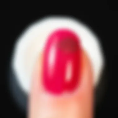 Durability and Shine of Rednee Dip Powder A well-maintained nail with rednee dip powder showing shine and durability