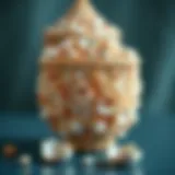 Intricate seashell container showcasing craftsmanship