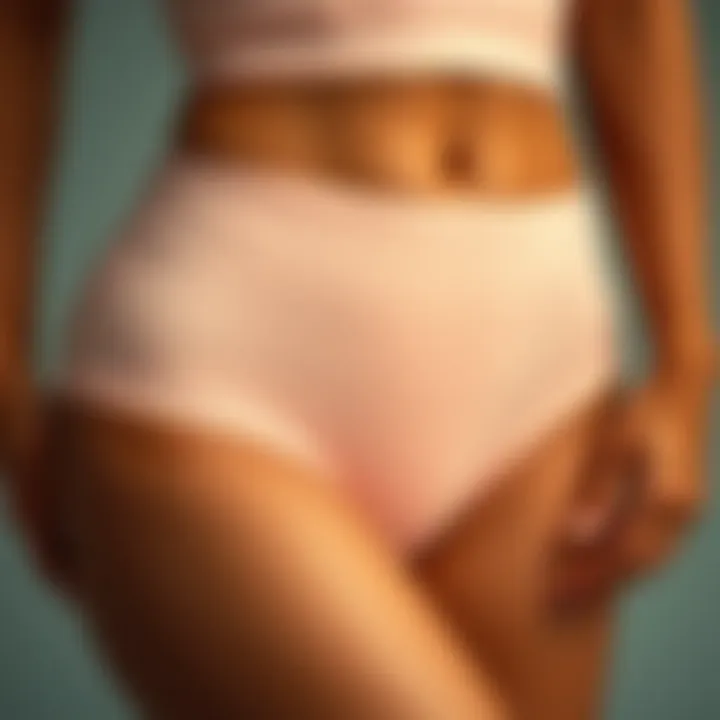 Materials used in shapewear boyshorts showcasing softness and flexibility