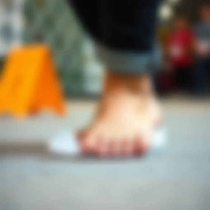 Footwear with silicone toe protectors enhancing comfort